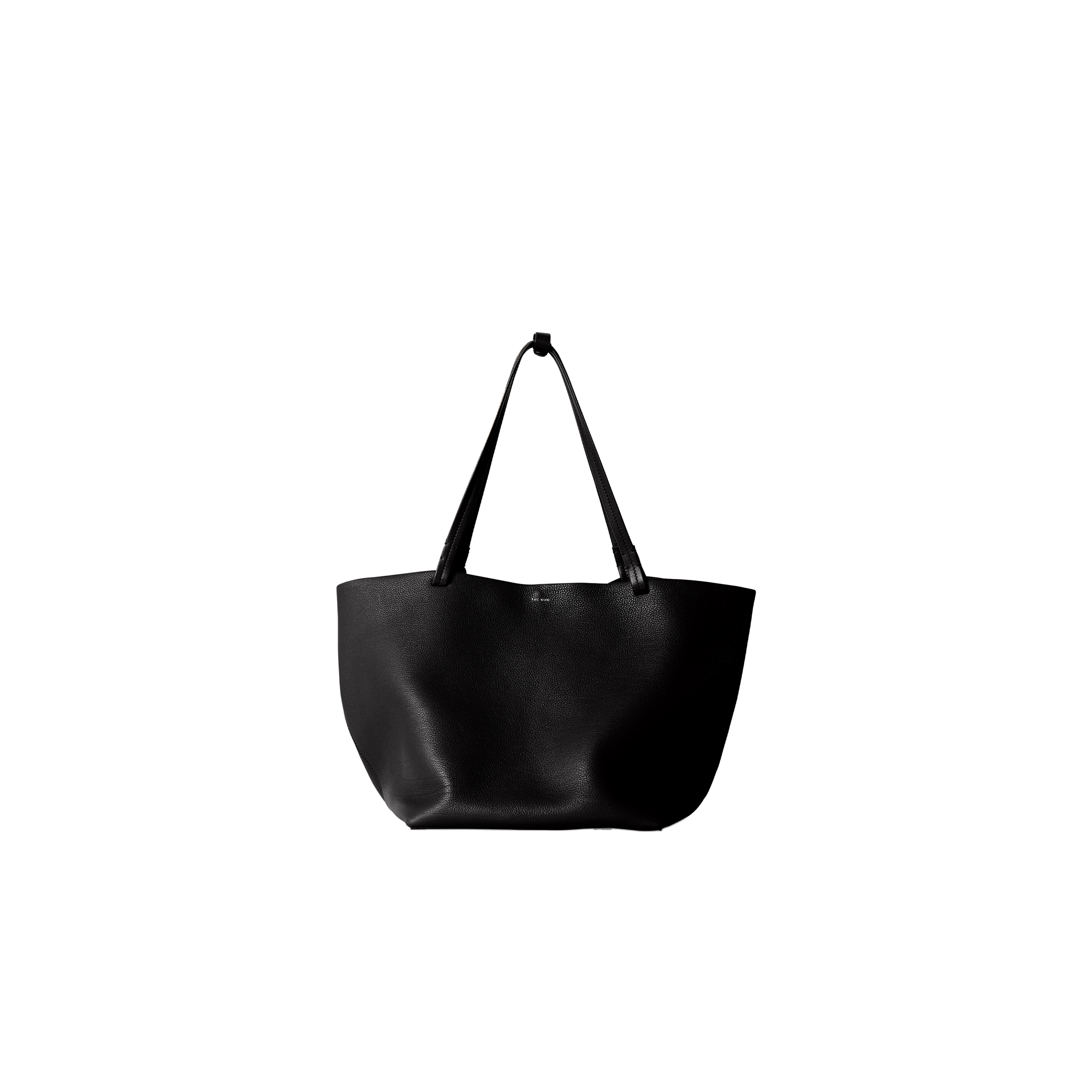 THE ROW PARK TOTE THREE BAG IN LEATHER BLACK W1272L129BLPL (48*30*25cm)